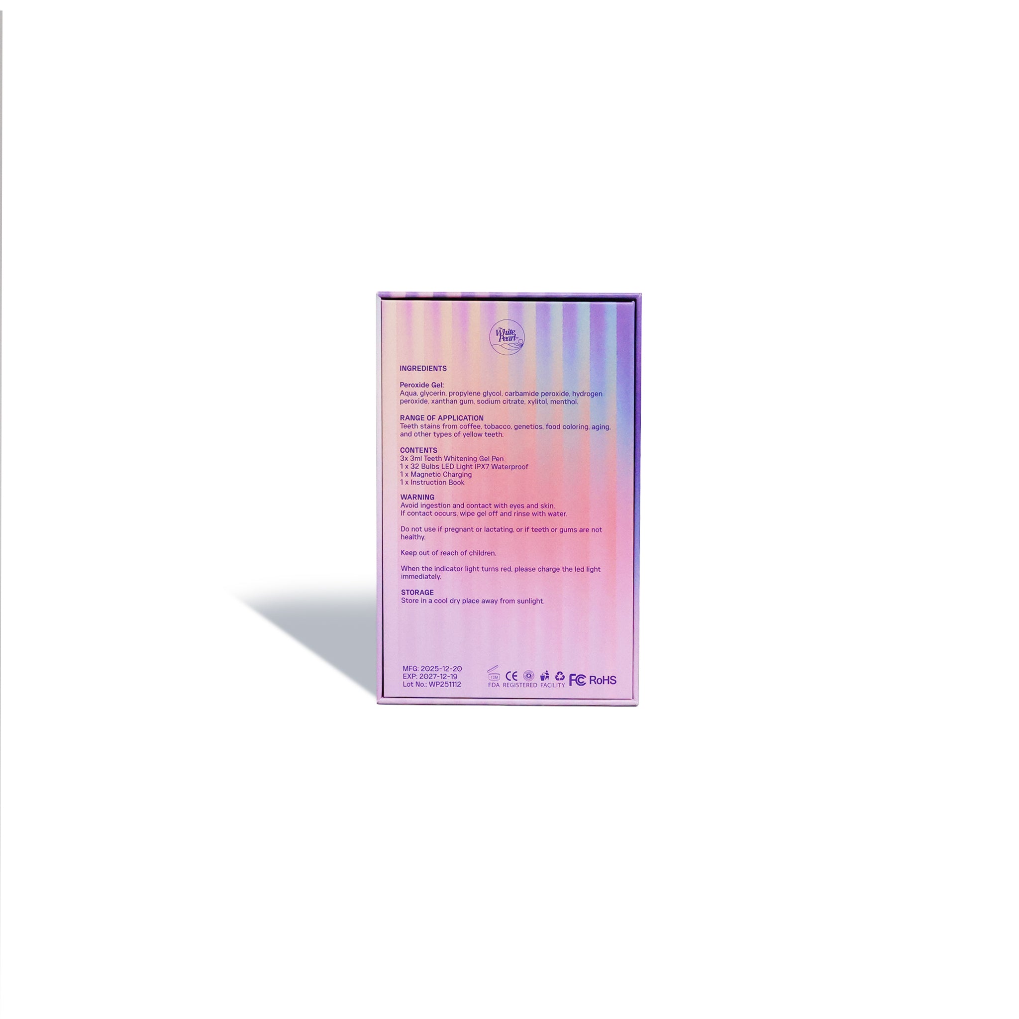 The White Pearl Co. Dual Light Teeth Whitening Kit