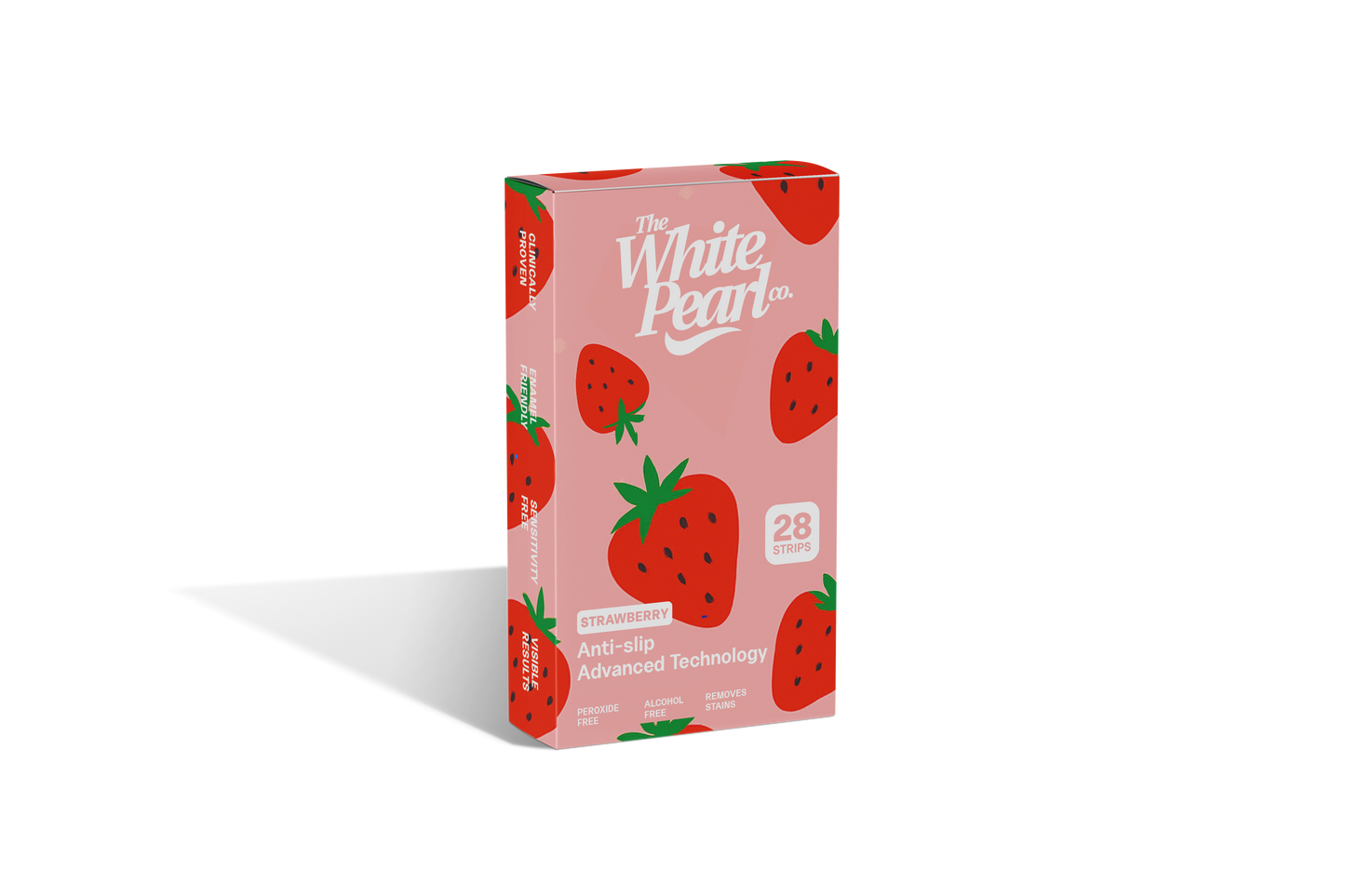 🍓 The Sweetest Glow-Up: NEW Strawberry Whitening Strips by The White Pearl Co. (PRE-ORDER)